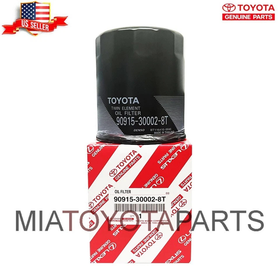 3PCS Genuine Toyota Diesel Engine Oil Filter OEM 90915-30002-8T US STOCK - Imagem 2 de 4