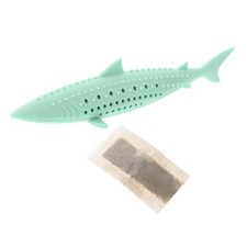 BUGUUYO Cat Catnip Toy Interactive Chewing Fish for 16X4.5X3.5CM, Green