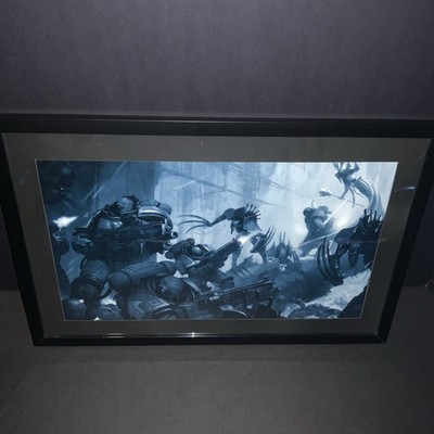 Framed KILLTEAM Pariah Nexus Insert Art OOP Warhammer 40K DECOR - Wall Art