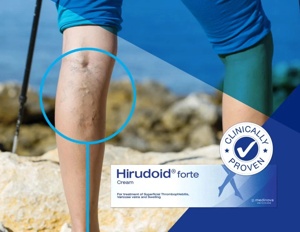 Hirudoid Forte Cream Varicose Scars Bruises Keloid Stretch Marks 20g ( X 5 ) - Image 3 of 4