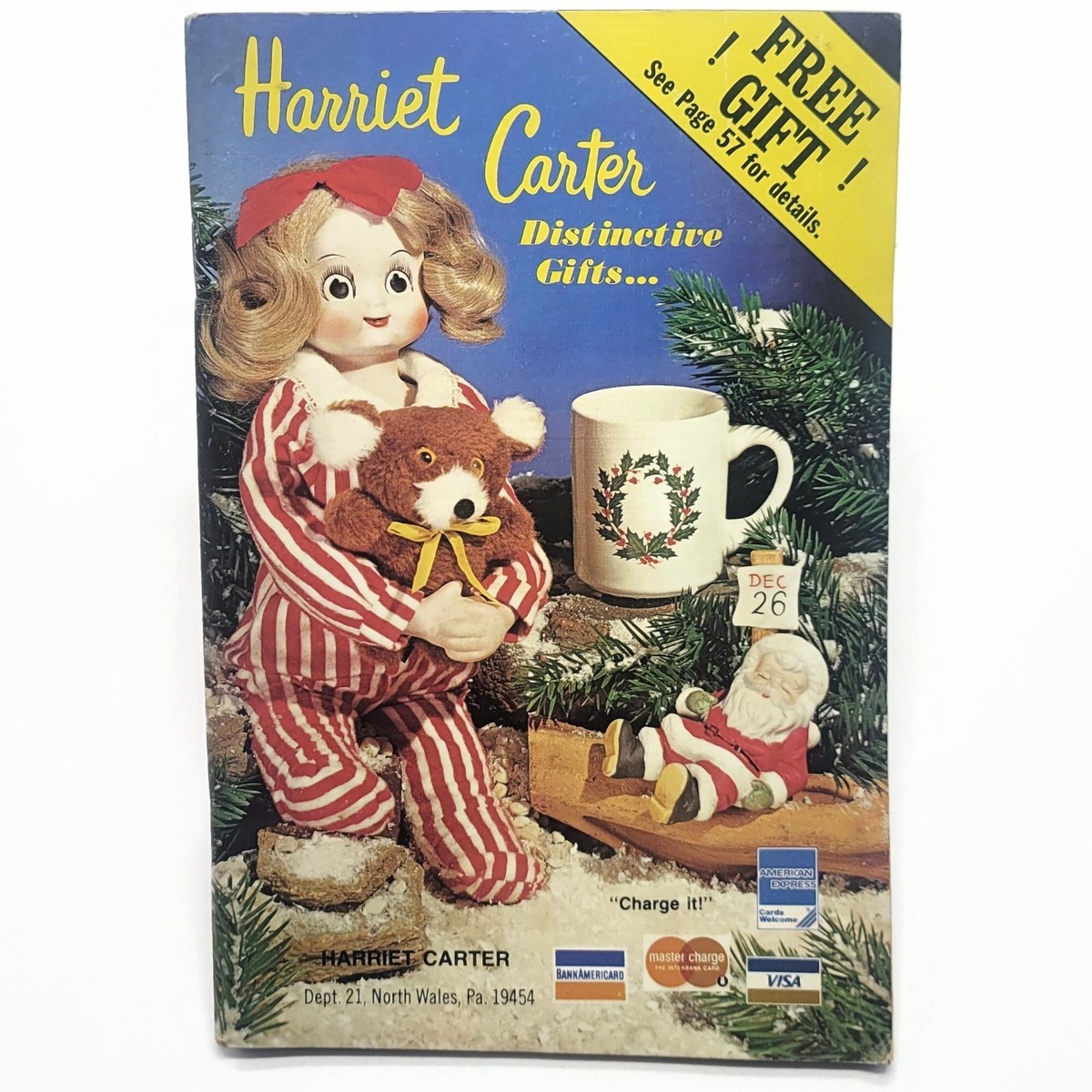Harriet Carter 1981 Mail Order Holiday Christmas Gift Ad Catalog
