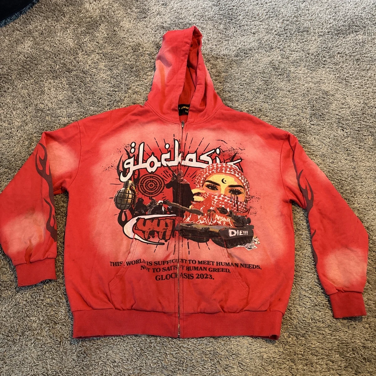 akademiks アカデミクス　ジップパーカー　y2k B系 Y2K Akademiks Blue And Orange Zip Up Hoodie Size Xxl | eBay