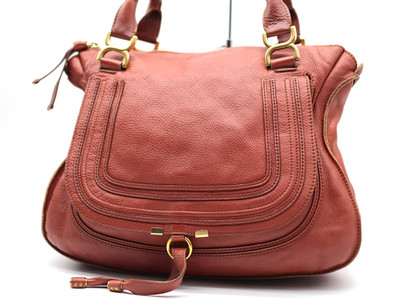 Chloe Marcie Hand bag Brown Authentic