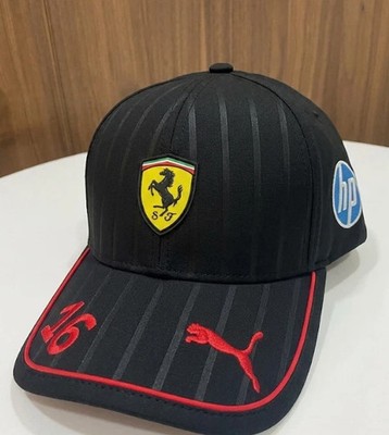 Puma Scuderia Ferrari F1 Miami Black Cap Hat Charles Leclerc Edition Collectible