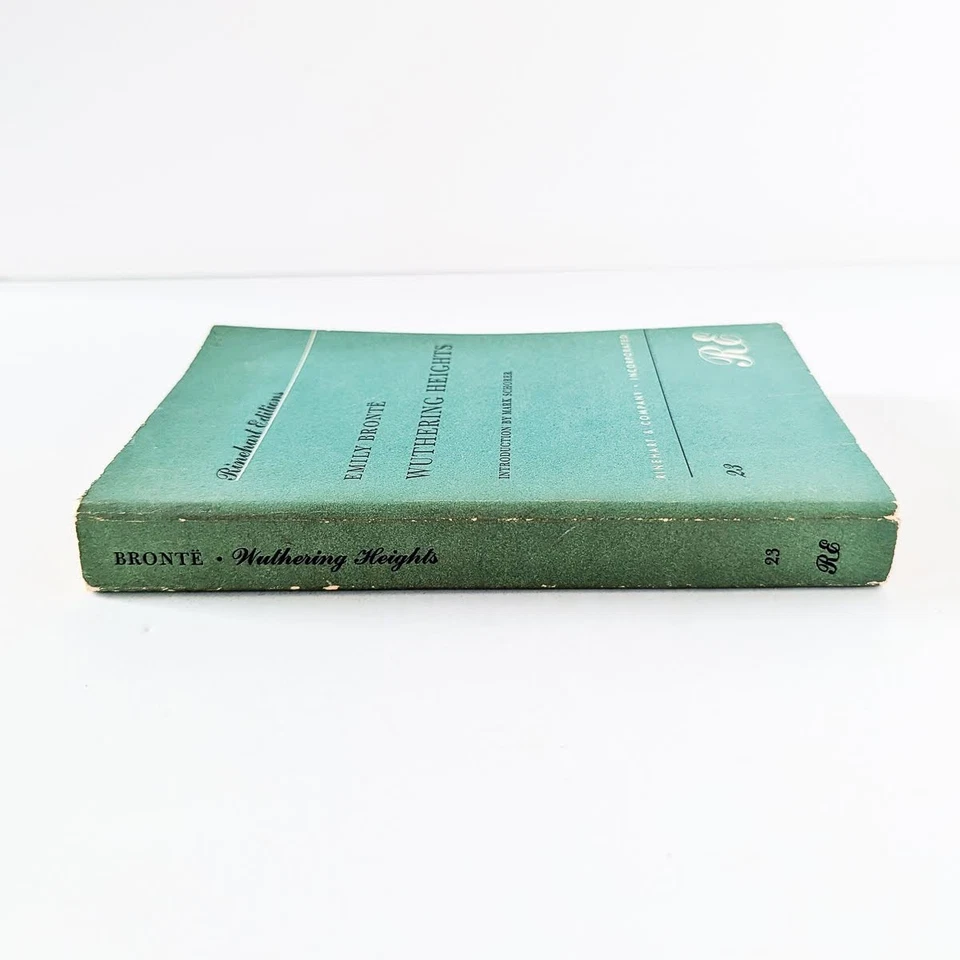 WUTHERING HEIGHTS by Emily Bronte - 1950 Rinehart Editions PB Mark Schorer VG Foto 3 de 4