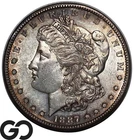 1887-S Morgan Silver Dollar, Nice Toner, Choice Uncirculated++/BU Better Date