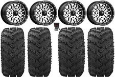 Msa Machined Brute 14 Atv Wheels 26 Reptile Tires Honda Rincon Rancher