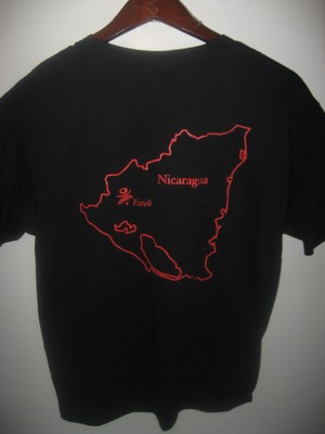 T-shirt Collecteur Operation Rainbow 2006 Esteli Nicaragua - Carte Grand Format - Taille L - Coton Lourd