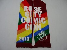 ROSE CITY COMIC CON - 2015 - 7" x 62" Soccer Style Rectangle Scarf Portland, OR