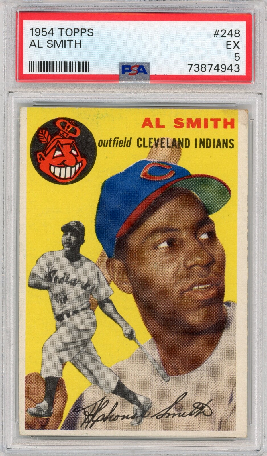 1954 Topps Al Smith #248 - PSA 5 EX