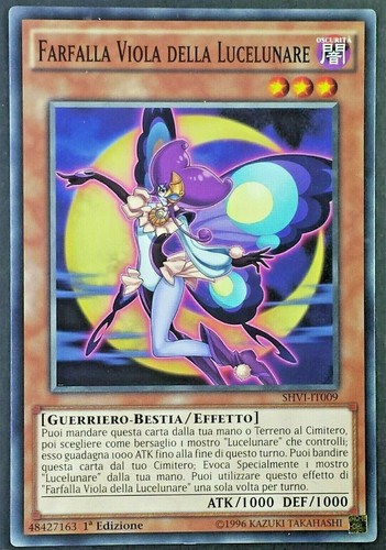 VIOLETTER SCHMETTERLING DES LUCELUNARE Common auf Italienisch SHVI-IT009 YUGIOH