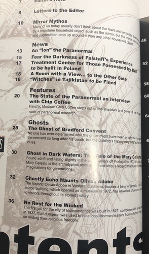 Witches Scary Places Haunted Houses Times Occult History Lot 4 Magazine Ghosts - Picture 4 of 11