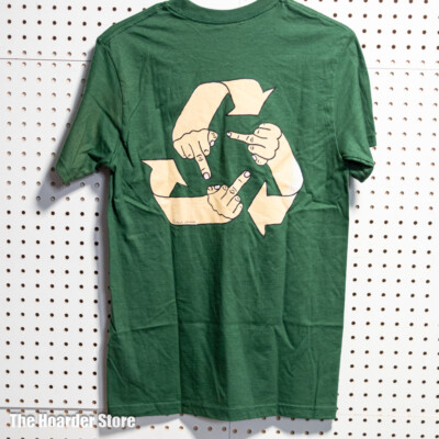 Porous Walker What Goes Around Middle Finger Art Shirt Size Small