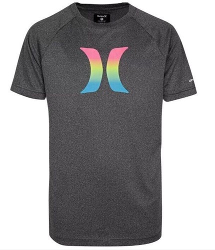 HURLEYBoy's Heathered Logo T-Shirt SIZE XL - Picture 2 of 4