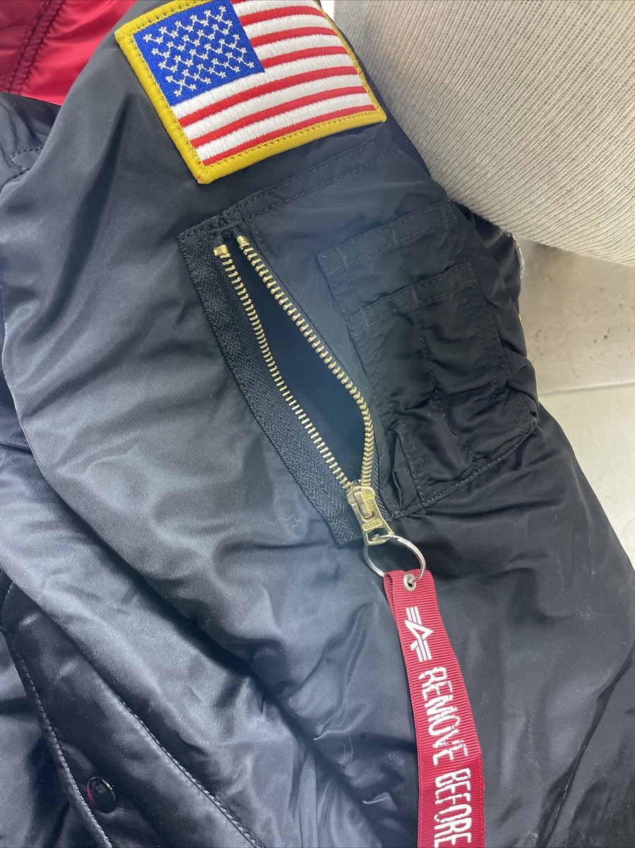NASA Apollo II フライトジャケット ネイビー NASA Apollo II フライトジャケット ネイビー Alpha Industries