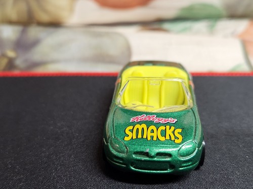 1997 MATCHBOX MGF 1-8i - Kellogg's Smackss - 1:56 - Green Convertible - Dig 'Em - Picture 3 of 5