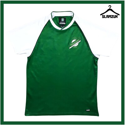Hibernian Football Shirt COPA Large Home Kit Retro Hibs Jersey