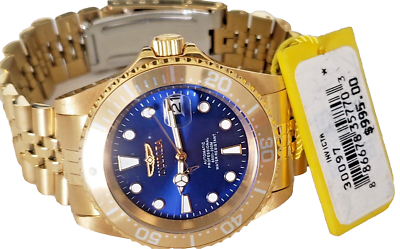 $995 MSRP- Invicta Pro Diver Automatic Blue Dial Men's Watch | eBay