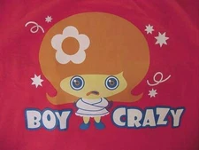 NEW OOPSY DAISY BOY CRAZY RED CAMISOLE SHIRT TOP TANK JUNIORS MEDIUM