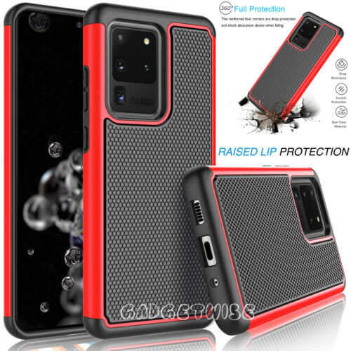 Rugged Armour Silicone Hard Shockproof Case Cover For Samsung Galaxy S20 S10 S9 - Picture 12 of 15