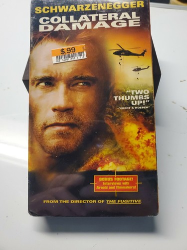 COLLATERAL DAMAGE (VHS) Arnold Schwarzenegger New Sealed Factory Package - Picture 2 of 5