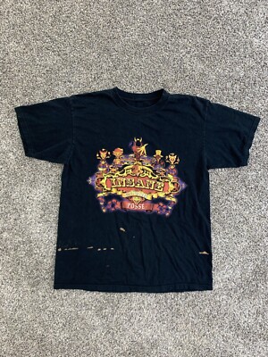 Vintage Y2K Insane Clown Posse ICP Band Concert T-Shirt Men s Size L Music 2000s