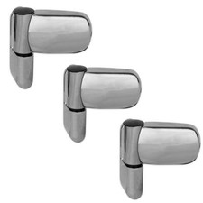 Pack of 3 UPVC Double Glazing Door Flag Hinge Adjustable Avocet MT3D