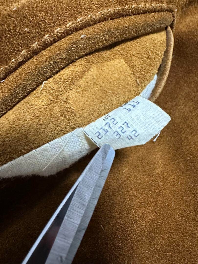 schott スウェード ボンバージャケット ma1 made in usa Schott 80s Suede Leather Bomber Jacket MA-1 Style Vintage