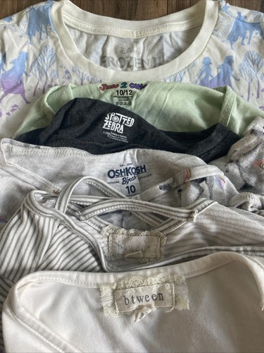 Girls T Shirts Tees Spring Clothing Lot of 6 Tops Unicorn Animals Sz 10 - Picture 13 of 13