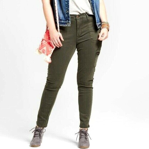 Womens Ava \u0026 Viv Green Utility Super 