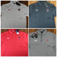 Under Armour HeatGear Loose Texas Tech Red Raiders Coaches Sideline Polo Shirt