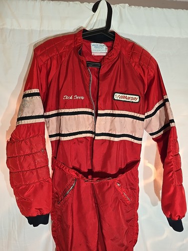 Vintage Professional Team Margay Size Large Go Kart distressed Racing Suit