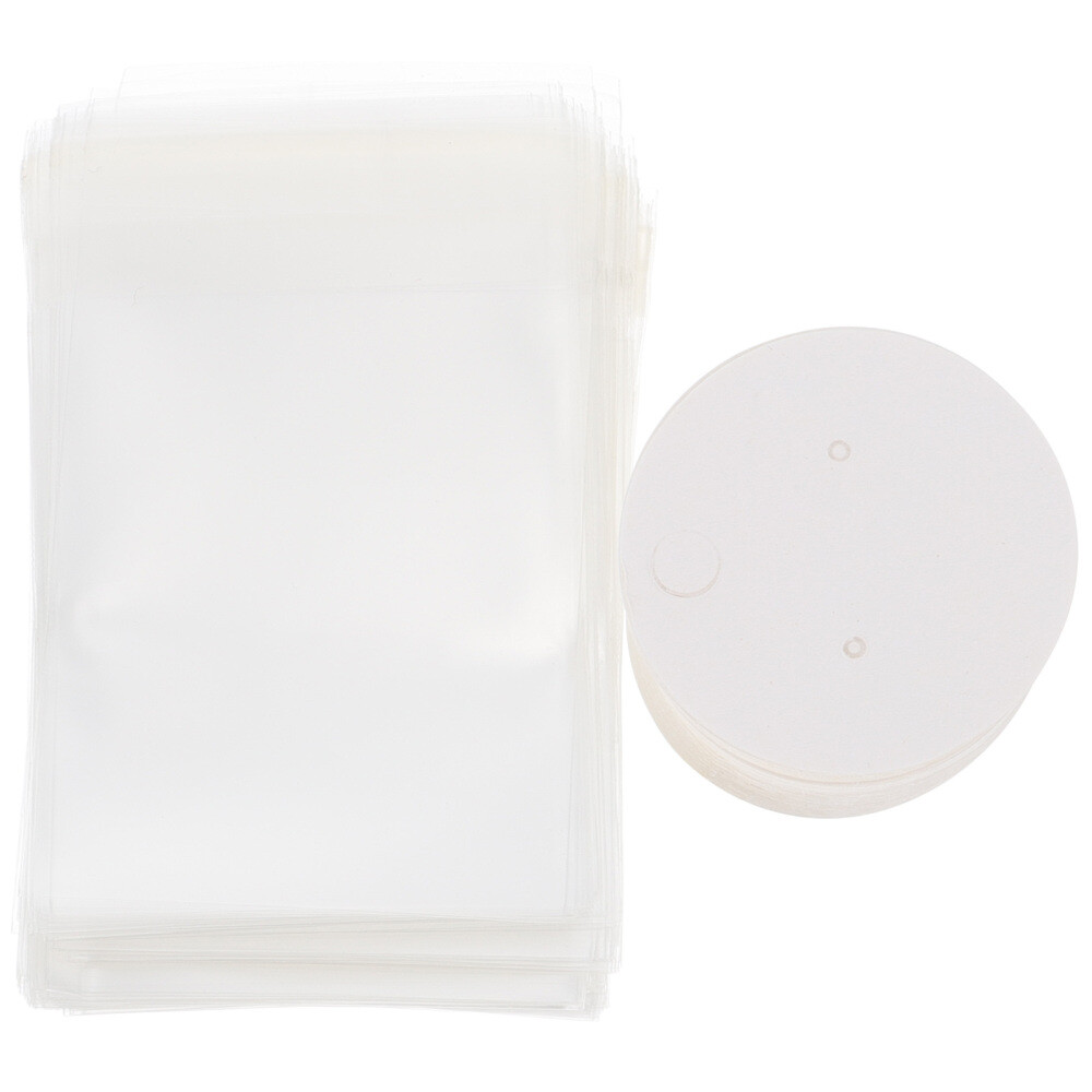 300 Pcs Display Shelves Earring Packing Card Storage and Cards Presentation