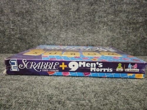 2 in 1 SCRABBLE & 9 MEN'S MORRIS Game - Picture 3 of 5