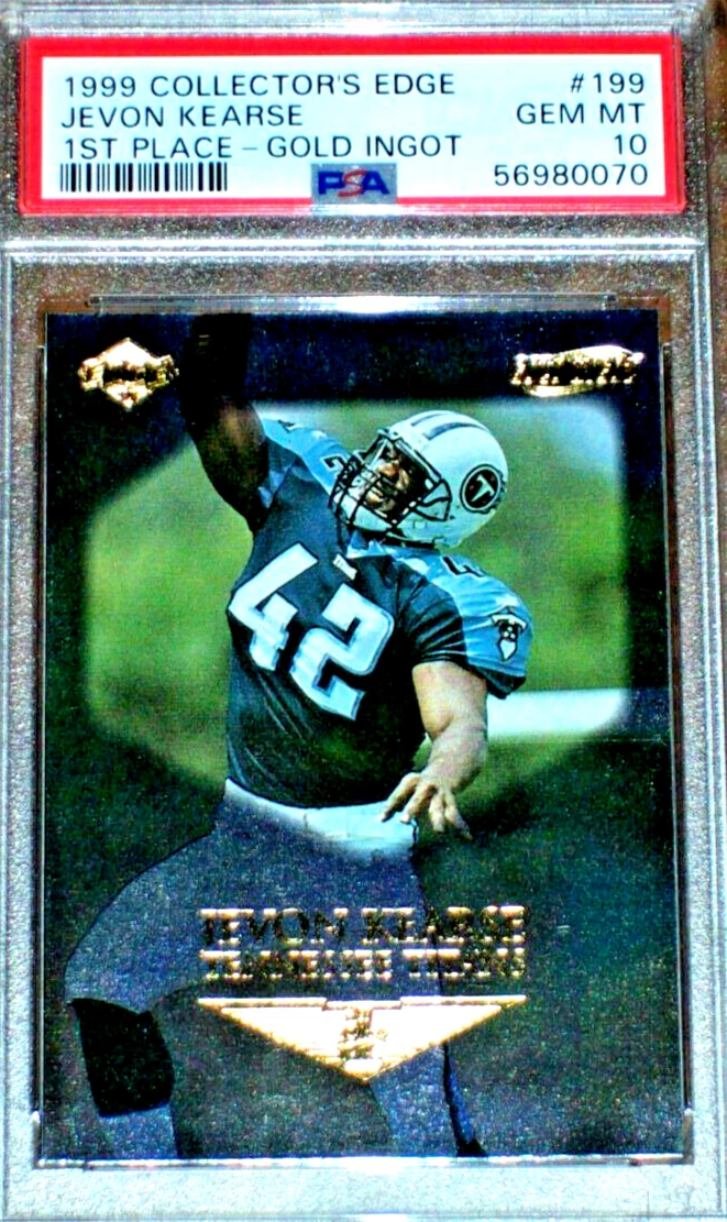 Jevon Kearse Collector's Edge 1st Place #199 Gold Ingot