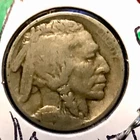 🦬 1915 p 5c Indian Chief U. S. A. Buffalo Nickel 🇺🇸 ^WWI Era battLbiSON 🦣