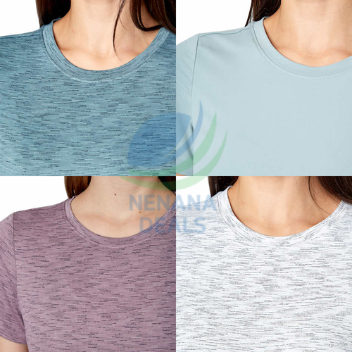 Mondetta Ladies' 2Pack Crewneck Short Sleeve Tees Moisture Wicking