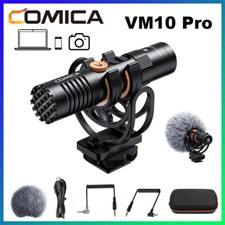 Comica VM10 Pro Mini Cardioid Digital Shotgun Microphone w/ Shock Mount Deadcat