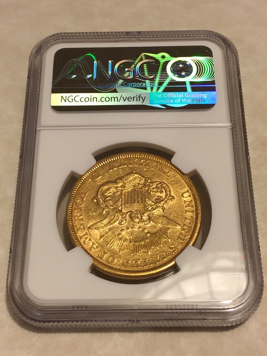 【 ゴールド・プラズマ（宇宙プラズマ） 】2本セット 1862-S XF45 NGC Liberty Double Eagle $20 Gold Coin very nice