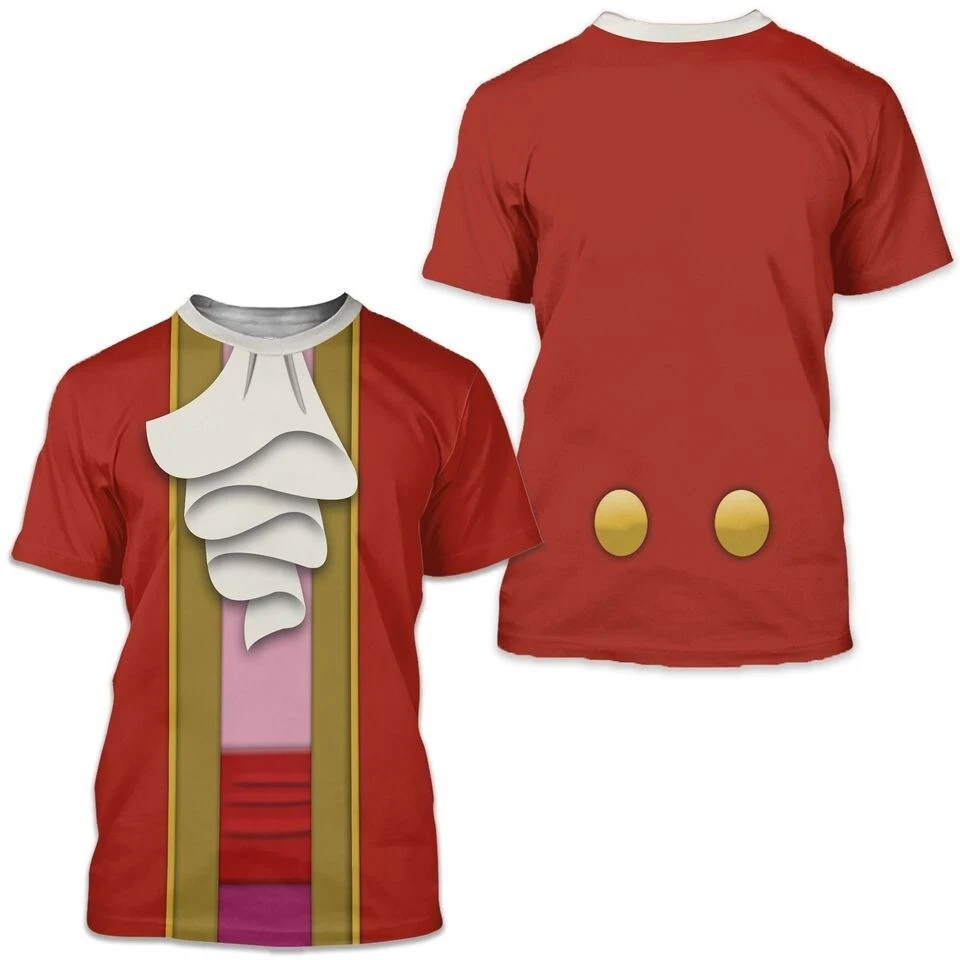 GOOD PRICE- Captain Hook Costume Peter Pan 3D T-Shirt