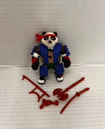 TMNT Action Figures Vintage PANDA KHAN Used COMPLETE 1990 - #2