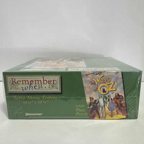 The Wizard of Oz Remember When Retro Movie Posters Puzzle Sealed 1000 pc. 2004 - Picture 3 of 6