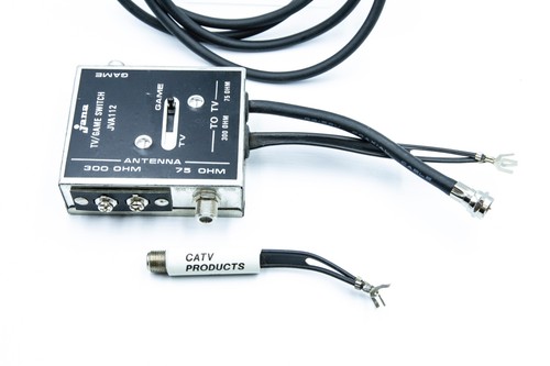 TV Game Switch Box (Jana) | 75 to 300 + 300 to 75 | OHM UHV/VHF RF Antenna - Picture 2 of 5