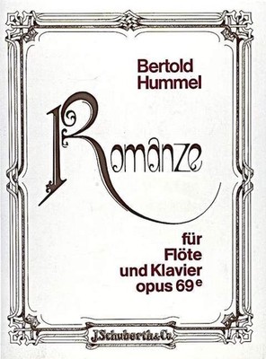 Romantik op. 69e Flöte und Klavier Hummel Schott Musik klappbar