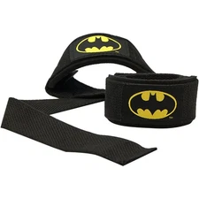 Performa Ultra Premium Padded Weight Lifting Straps Batman Black