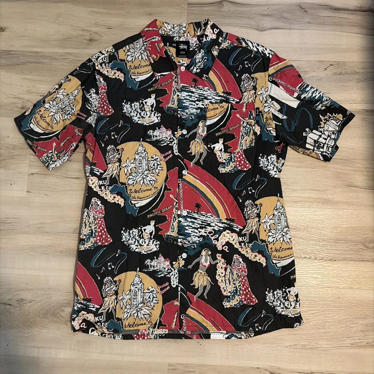 Stussy Hawaiian Casual Button-Down Shirts for Men for sale | eBay