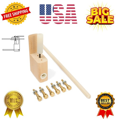 #ad #ad Bridge Doctor Brass Pin Mount for Flattening Bulging Guitar Soundboards $80.79