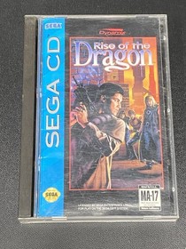 Rise of the Dragon - Sega CD - Complete w/ Registration Card, 1994