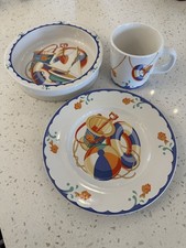 Tiffany  Co Complete Set Tiffany Seashore Baby Table Ware