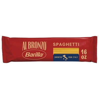 Barilla Al Bronzo Spaghetti Pasta 16 oz., Bronze Cut, Created from High Quali...